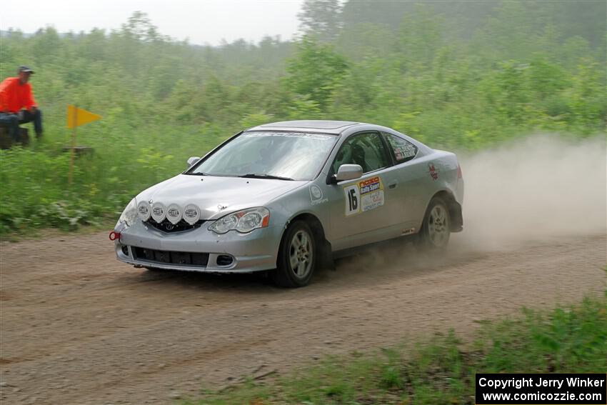 Derek Denti / Josh Remmetter Acura RSX on SS2, Skunk Creek.