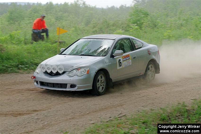 Derek Denti / Josh Remmetter Acura RSX on SS2, Skunk Creek.