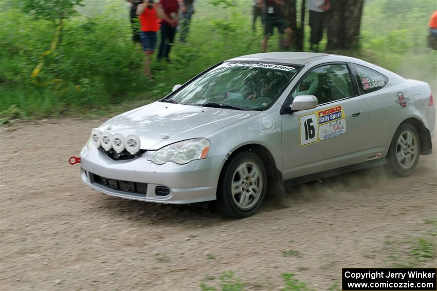 Derek Denti / Josh Remmetter Acura RSX on SS2, Skunk Creek.