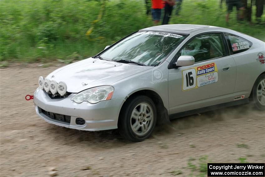 Derek Denti / Josh Remmetter Acura RSX on SS2, Skunk Creek.