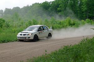 Andrew Bockheim / Salvatore LoPresti Mitsubishi Lancer on SS2, Skunk Creek.