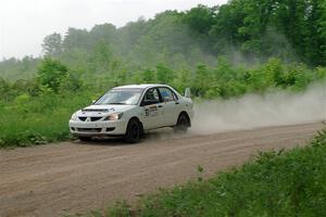 Andrew Bockheim / Salvatore LoPresti Mitsubishi Lancer on SS2, Skunk Creek.