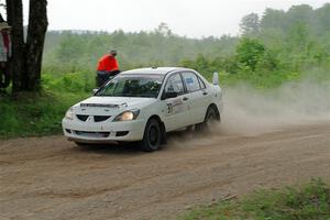 Andrew Bockheim / Salvatore LoPresti Mitsubishi Lancer on SS2, Skunk Creek.