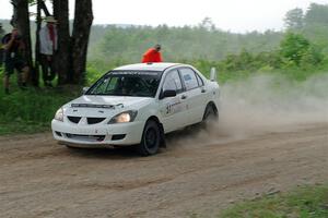 Andrew Bockheim / Salvatore LoPresti Mitsubishi Lancer on SS2, Skunk Creek.