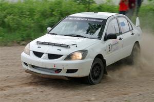 Andrew Bockheim / Salvatore LoPresti Mitsubishi Lancer on SS2, Skunk Creek.