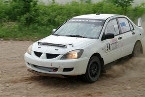 Andrew Bockheim / Salvatore LoPresti Mitsubishi Lancer on SS2, Skunk Creek.