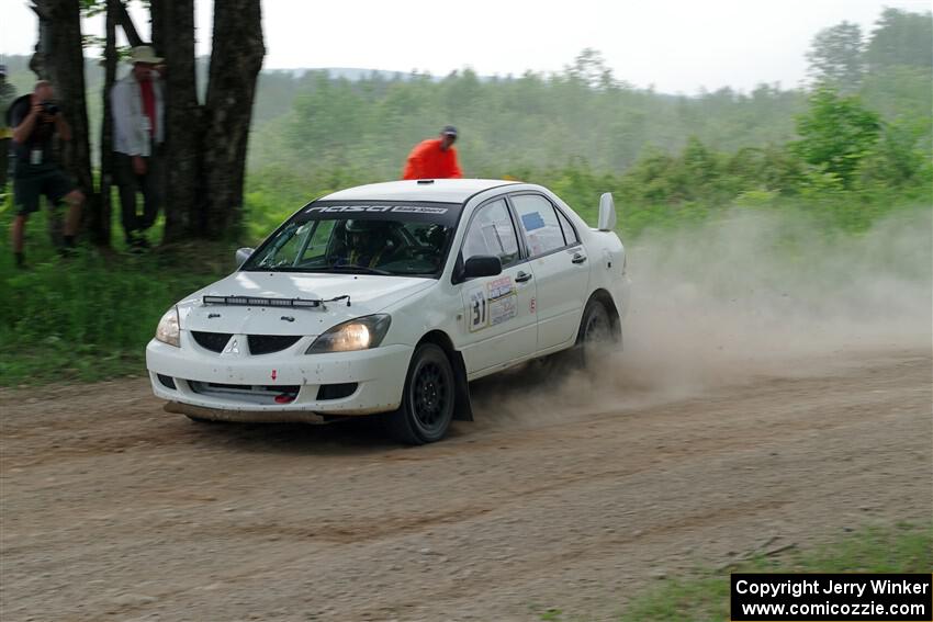 Andrew Bockheim / Salvatore LoPresti Mitsubishi Lancer on SS2, Skunk Creek.