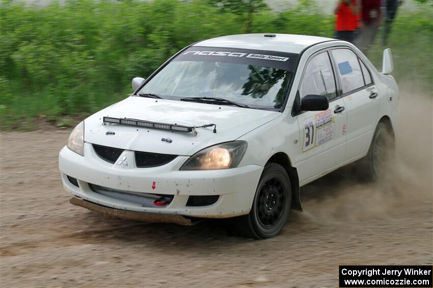 Andrew Bockheim / Salvatore LoPresti Mitsubishi Lancer on SS2, Skunk Creek.