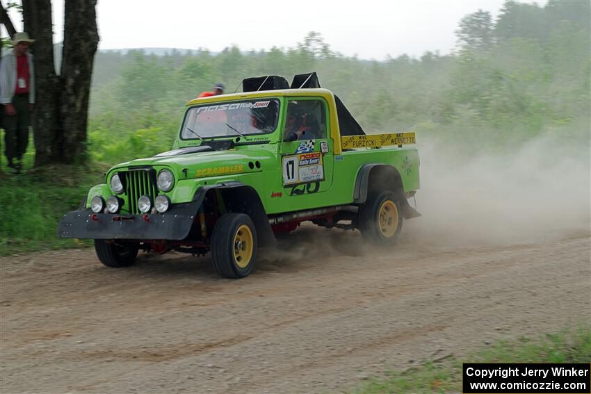 Mike Purzycki / Matt Wernette Jeep Scrambler on SS2, Skunk Creek.