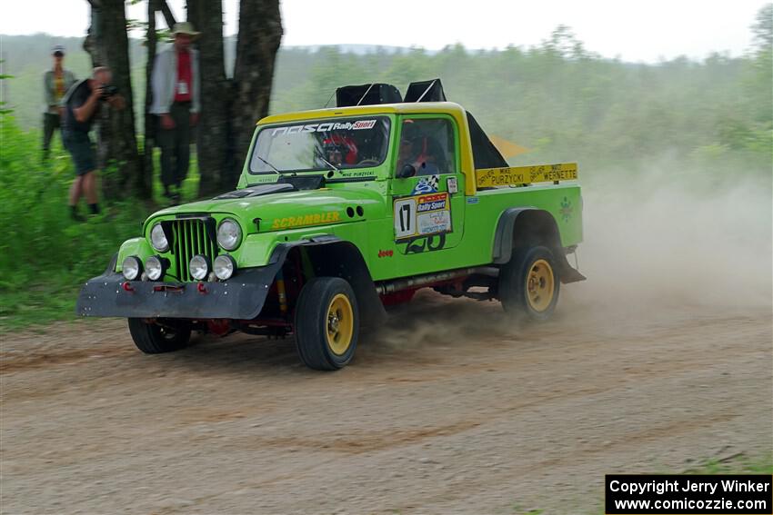 Mike Purzycki / Matt Wernette Jeep Scrambler on SS2, Skunk Creek.