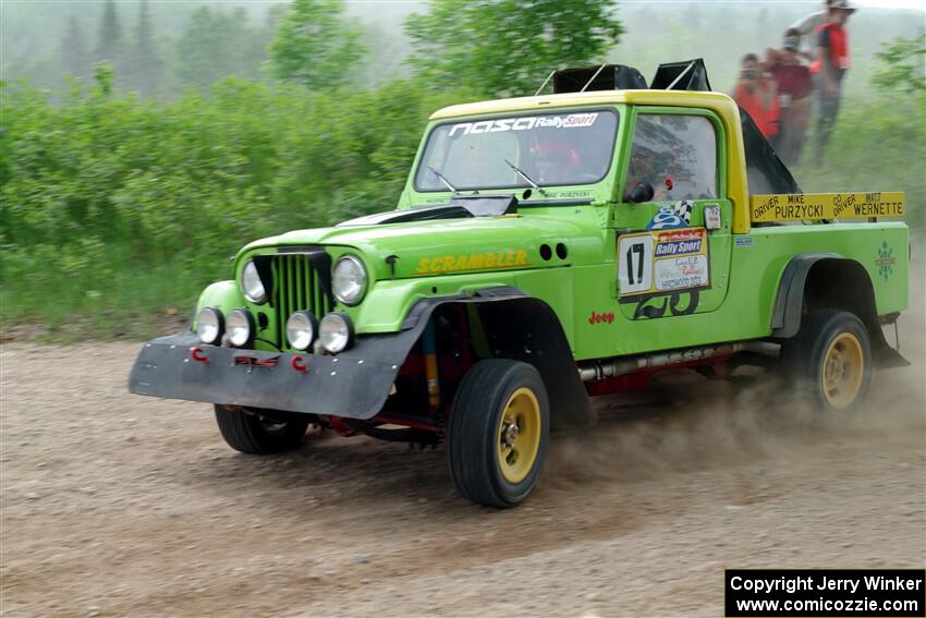 Mike Purzycki / Matt Wernette Jeep Scrambler on SS2, Skunk Creek.