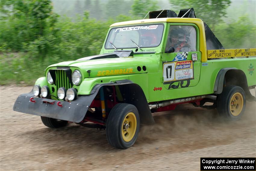 Mike Purzycki / Matt Wernette Jeep Scrambler on SS2, Skunk Creek.