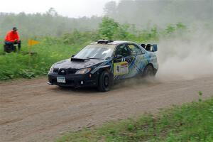 Matt James / Jackie James Subaru Impreza on SS2, Skunk Creek.