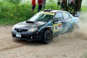 Matt James / Jackie James Subaru Impreza on SS2, Skunk Creek.