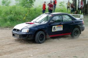 Mike Ryan's Subaru Impreza 2.5RS on SS2, Skunk Creek.