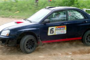 Mike Ryan's Subaru Impreza 2.5RS on SS2, Skunk Creek.