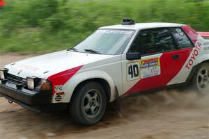 Eric Anderson / Taylor Haelterman Toyota Celica GTS on SS2, Skunk Creek.