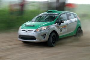 Eric Dieterich / Cherese Wyatt Ford Fiesta on SS2, Skunk Creek.