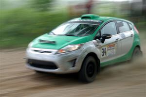 Eric Dieterich / Cherese Wyatt Ford Fiesta on SS2, Skunk Creek.