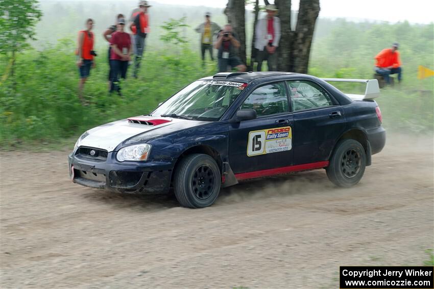 Mike Ryan's Subaru Impreza 2.5RS on SS2, Skunk Creek.