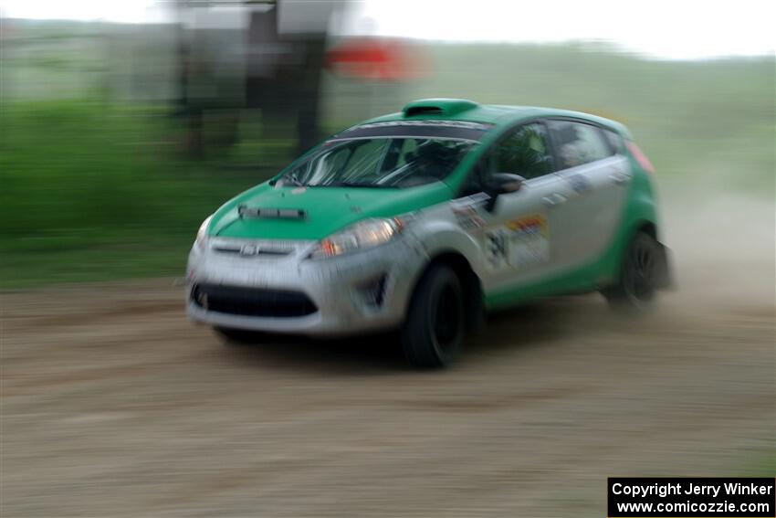 Eric Dieterich / Cherese Wyatt Ford Fiesta on SS2, Skunk Creek.