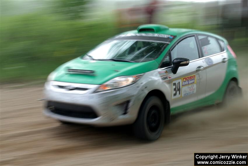 Eric Dieterich / Cherese Wyatt Ford Fiesta on SS2, Skunk Creek.