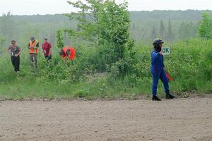 Srikanth Nayini / Otis Lee Miller Ford Focus SVT stalls out on SS2, Skunk Creek.