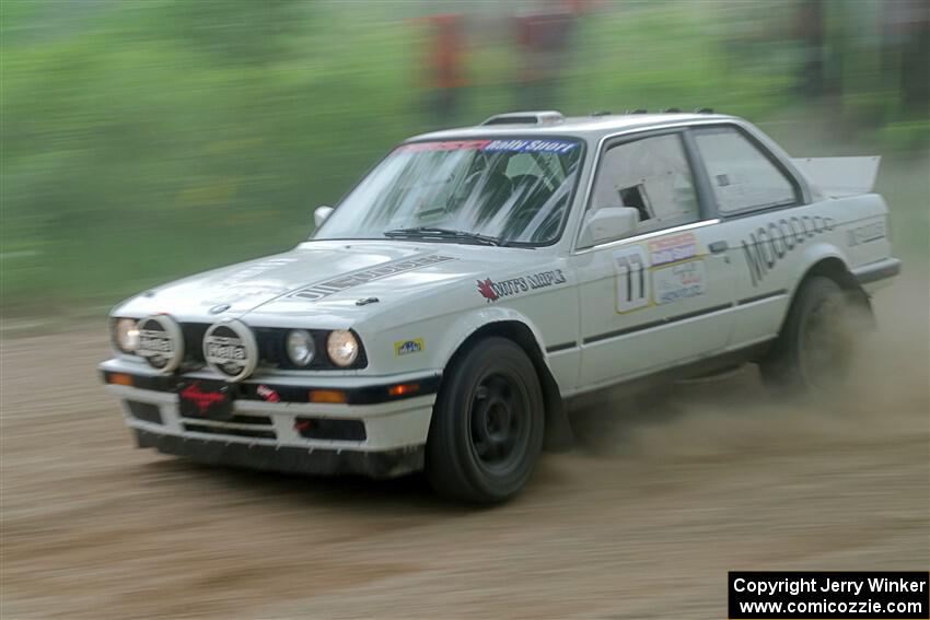 Heath Shively / Elena Huizar BMW 325i on SS2, Skunk Creek.