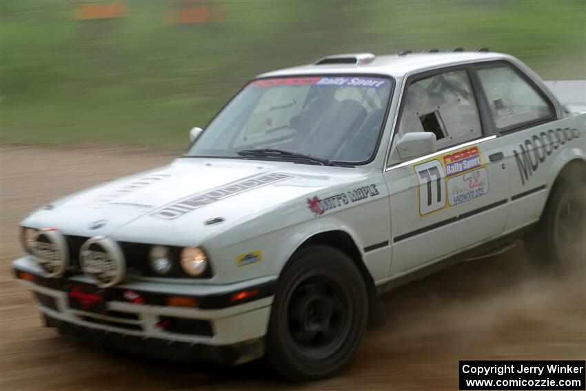 Heath Shively / Elena Huizar BMW 325i on SS2, Skunk Creek.