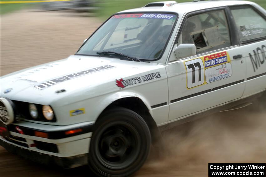 Heath Shively / Elena Huizar BMW 325i on SS2, Skunk Creek.