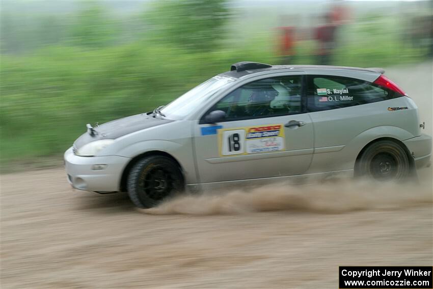 Srikanth Nayini / Otis Lee Miller Ford Focus SVT on SS2, Skunk Creek.