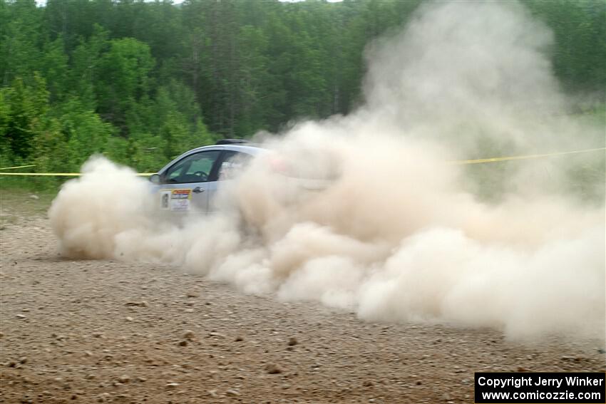 Srikanth Nayini / Otis Lee Miller Ford Focus SVT stalls out on SS2, Skunk Creek.