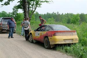 Eli Goethel / Max Sutton Mitsubishi Eclipse DNF'ed on SS2, Skunk Creek.