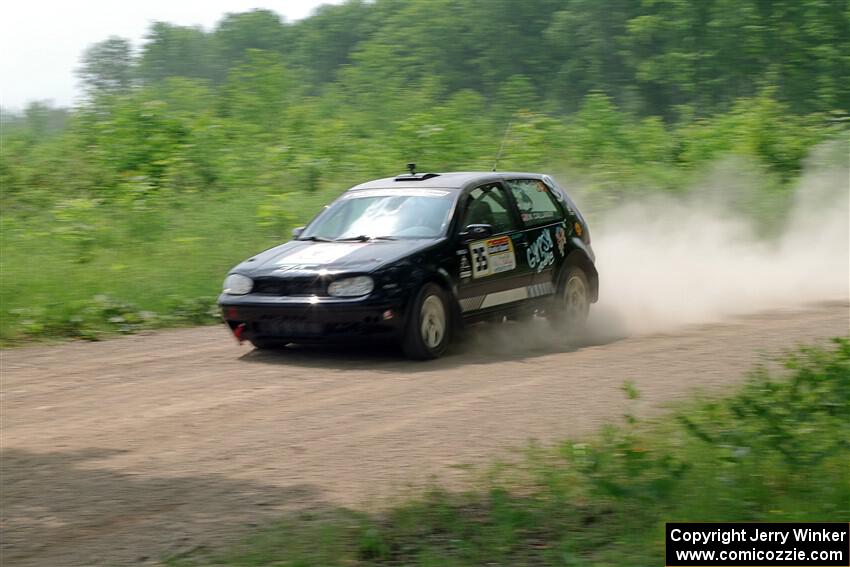 Chase Blakely / Mike Callaway VW GTI on SS2, Skunk Creek.