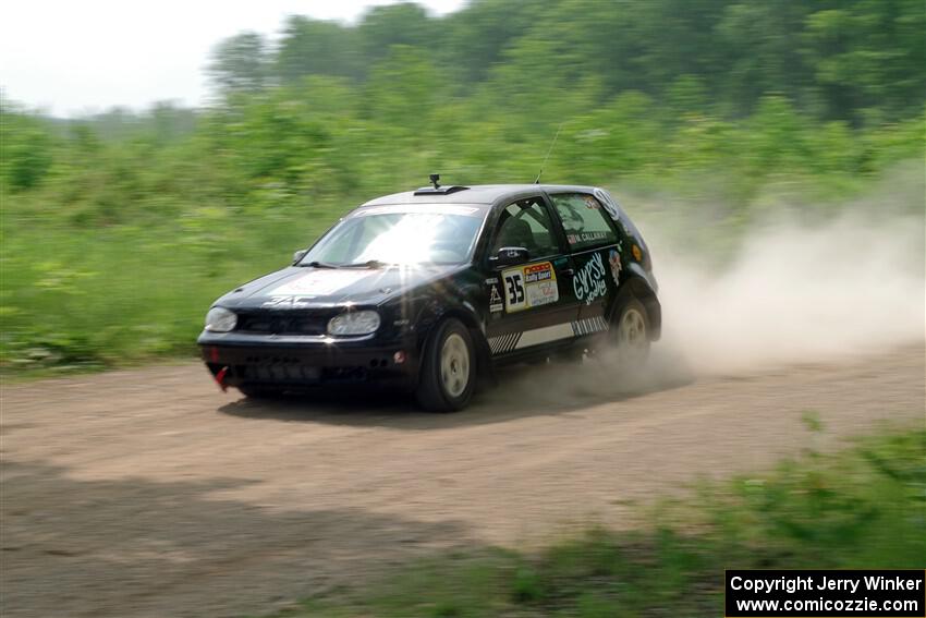 Chase Blakely / Mike Callaway VW GTI on SS2, Skunk Creek.