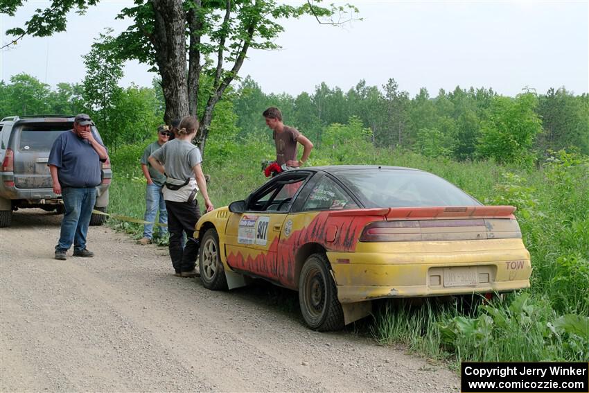 Eli Goethel / Max Sutton Mitsubishi Eclipse DNF'ed on SS2, Skunk Creek.