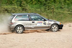 Nick Lyle / Kevin Dobrowolski Honda Civic Si on SS3, Woodtick Hollow.