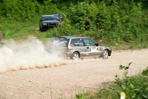 Nick Lyle / Kevin Dobrowolski Honda Civic Si on SS3, Woodtick Hollow.