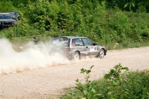 Nick Lyle / Kevin Dobrowolski Honda Civic Si on SS3, Woodtick Hollow.