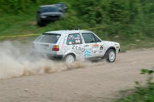 Mark Rokus / Mike Van Alphen VW GTI on SS3, Woodtick Hollow.