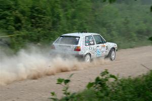 Mark Rokus / Mike Van Alphen VW GTI on SS3, Woodtick Hollow.