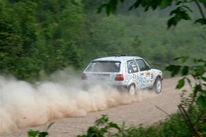 Mark Rokus / Mike Van Alphen VW GTI on SS3, Woodtick Hollow.