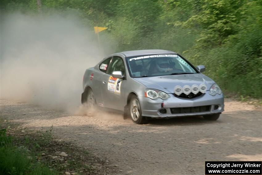 Derek Denti / Josh Remmetter Acura RSX on SS3, Woodtick Hollow.