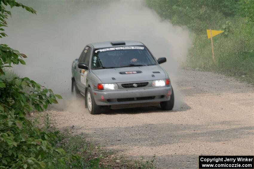 Dexter Clark / Jon McCallie Nissan Sentra SE-R on SS3, Woodtick Hollow.