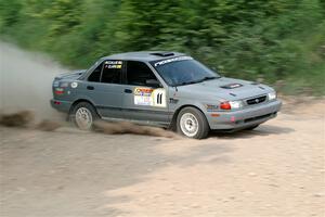 Dexter Clark / Jon McCallie Nissan Sentra SE-R on SS3, Woodtick Hollow.