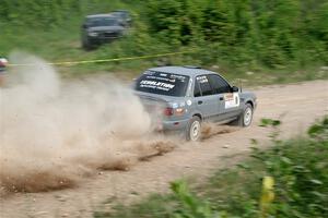 Dexter Clark / Jon McCallie Nissan Sentra SE-R on SS3, Woodtick Hollow.