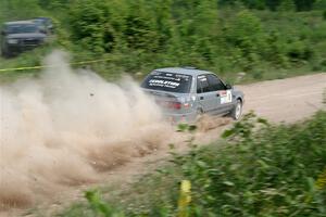 Dexter Clark / Jon McCallie Nissan Sentra SE-R on SS3, Woodtick Hollow.