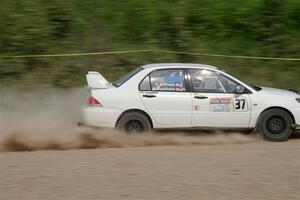 Andrew Bockheim / Salvatore LoPresti Mitsubishi Lancer on SS3, Woodtick Hollow.