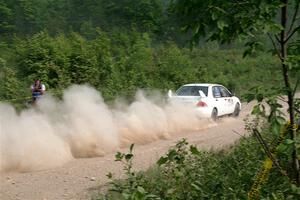 Andrew Bockheim / Salvatore LoPresti Mitsubishi Lancer on SS3, Woodtick Hollow.