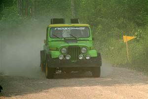 Mike Purzycki / Matt Wernette Jeep Scrambler on SS3, Woodtick Hollow.